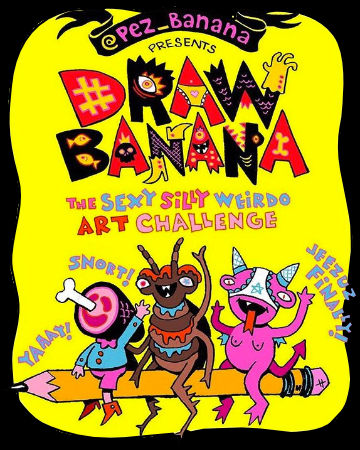 Draw banana challenge Cosmik Havik